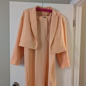 Peach Women's Jacket & Coat Set